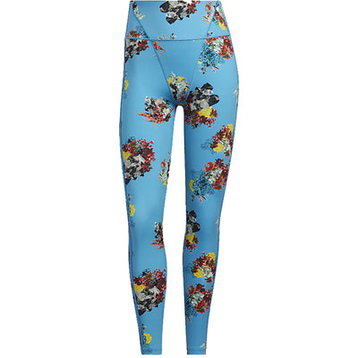 adidas Ivy Park Printed Tights Crystal AOP/Shock Cyan