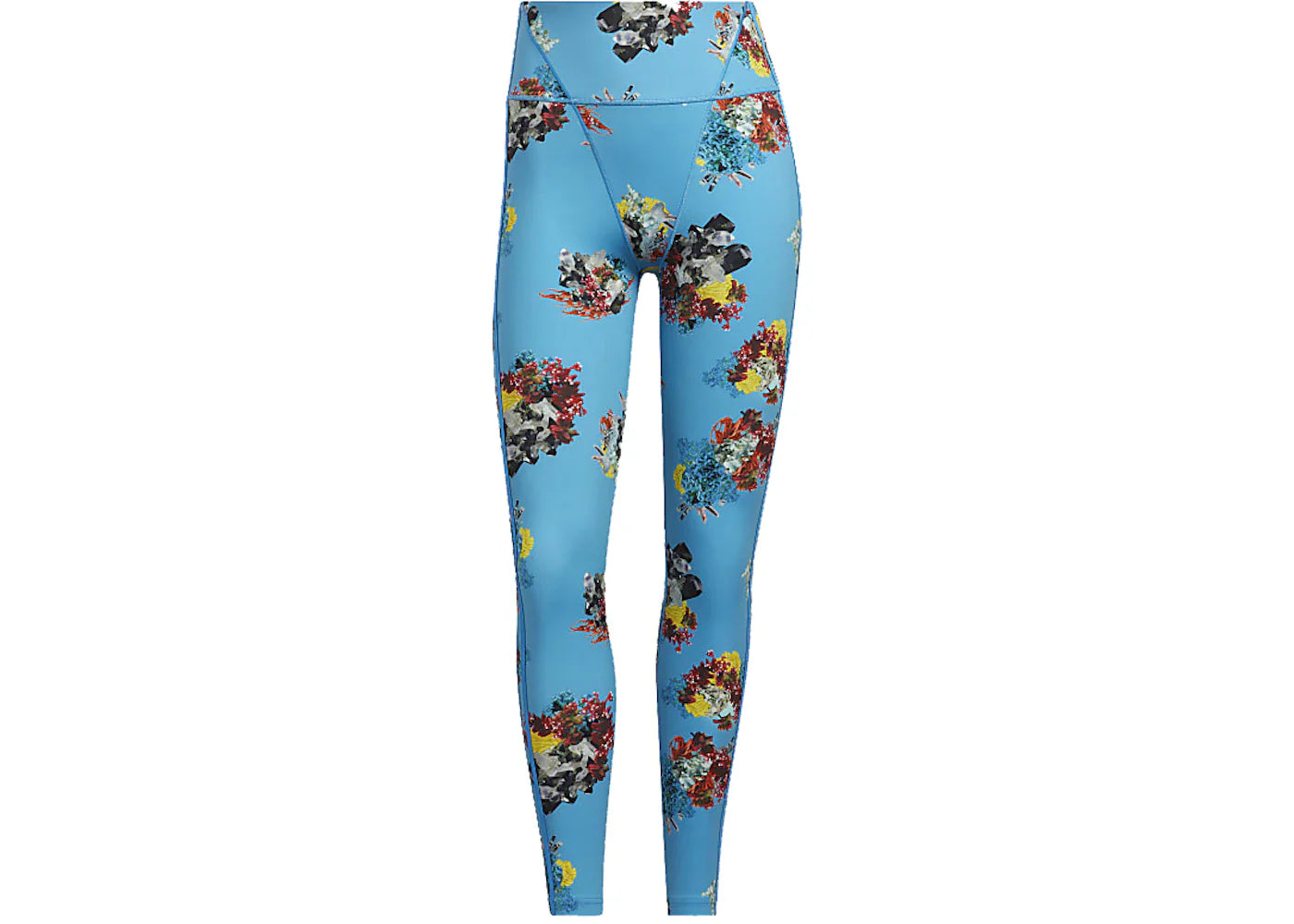 adidas Ivy Park Printed Tights Crystal AOP/Shock Cyan