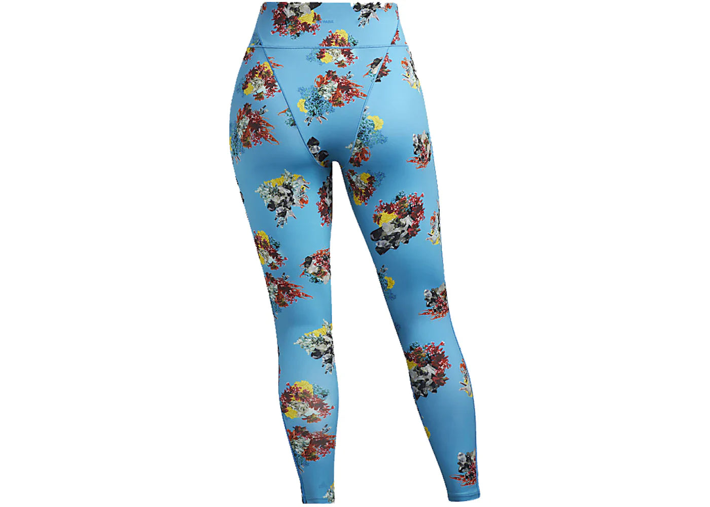 adidas Ivy Park Printed Tights (Plus Size) Crystal AOP/Shock Cyan