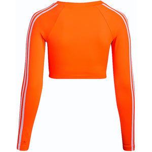 adidas Ivy Park Rash Guard Top (Plus Size) Solar Orange