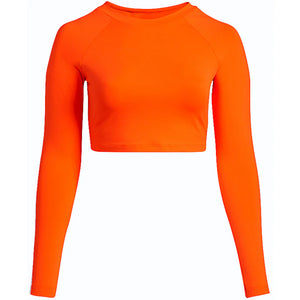 adidas Ivy Park Rash Guard Top (Plus Size) Solar Orange