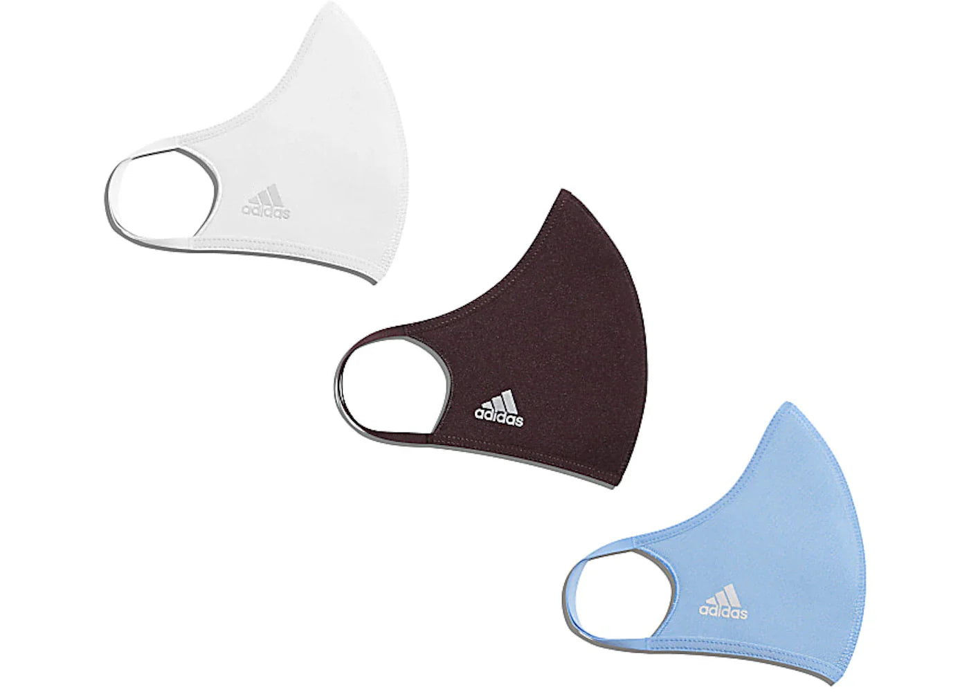 adidas Ivy Park Reflective Face Covers (3-Pack) Bold Pink/Night Red/Light Blue