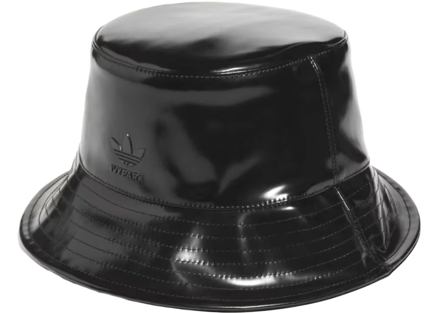 adidas Ivy Park Reversible Latex Bucket Hat Black