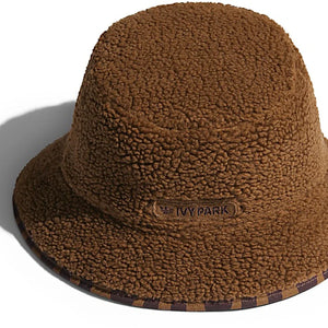 adidas Ivy Park Reversible Monogram Bucket Hat Wild Brown