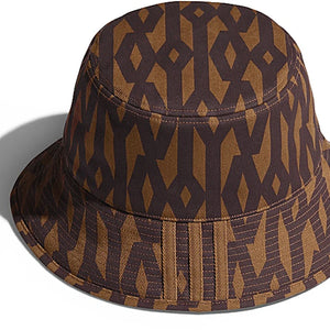 adidas Ivy Park Reversible Monogram Bucket Hat Wild Brown