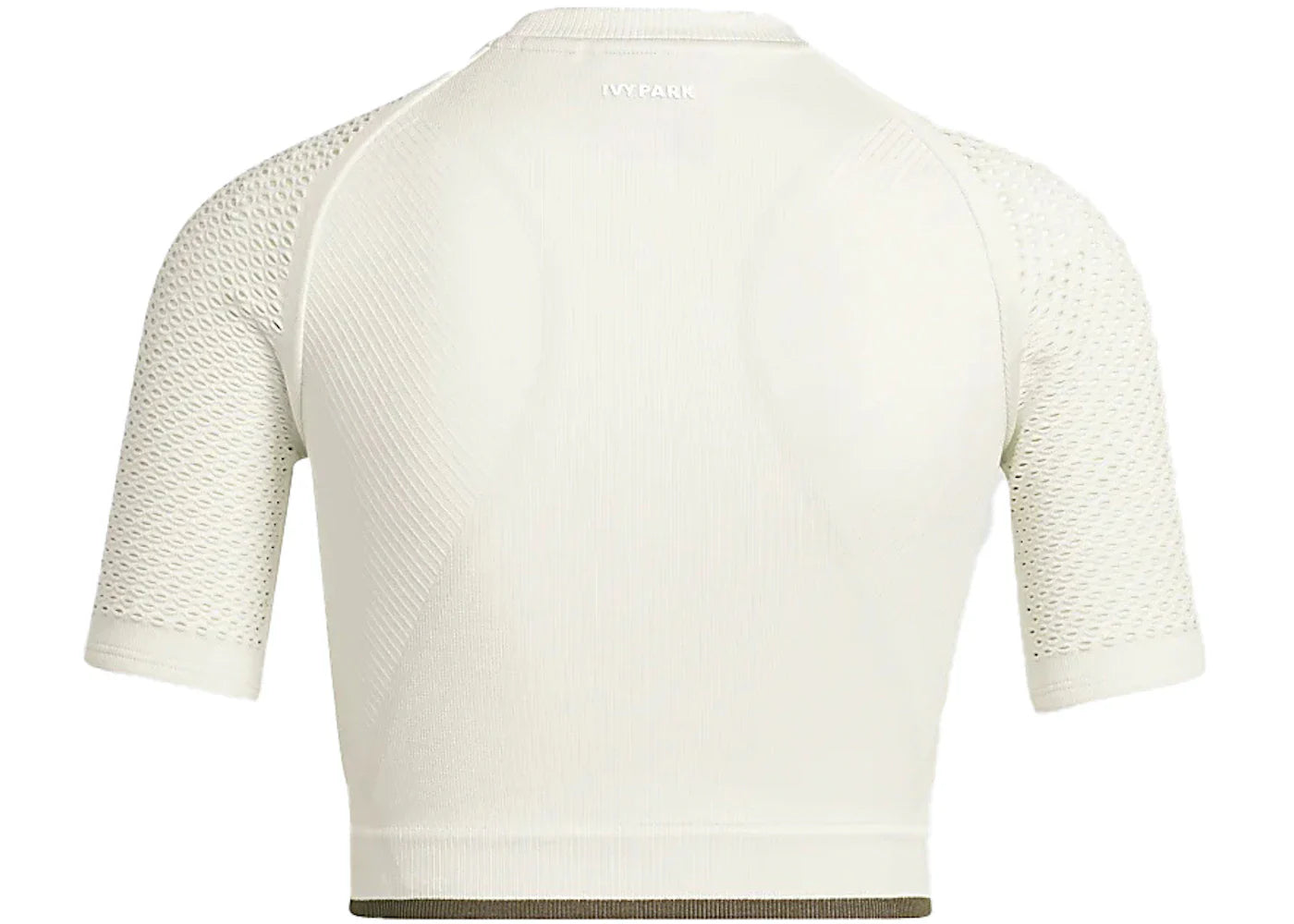 adidas Ivy Park Seamless Crop Top Off-White