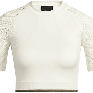 adidas Ivy Park Seamless Crop Top Off-White