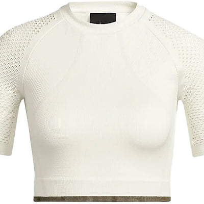 adidas Ivy Park Seamless Crop Top Off-White