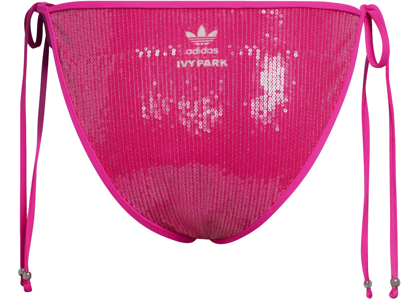 adidas Ivy Park Sequin Triangle Bikini Bottom Shock Pink