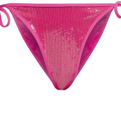 adidas Ivy Park Sequin Triangle Bikini Bottom Shock Pink