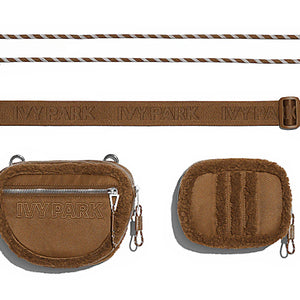 adidas Ivy Park Sherpa Belt Bag Wild Brown