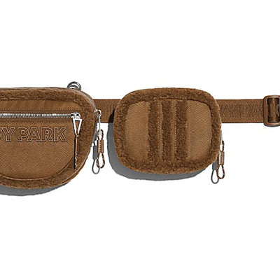 adidas Ivy Park Sherpa Belt Bag Wild Brown
