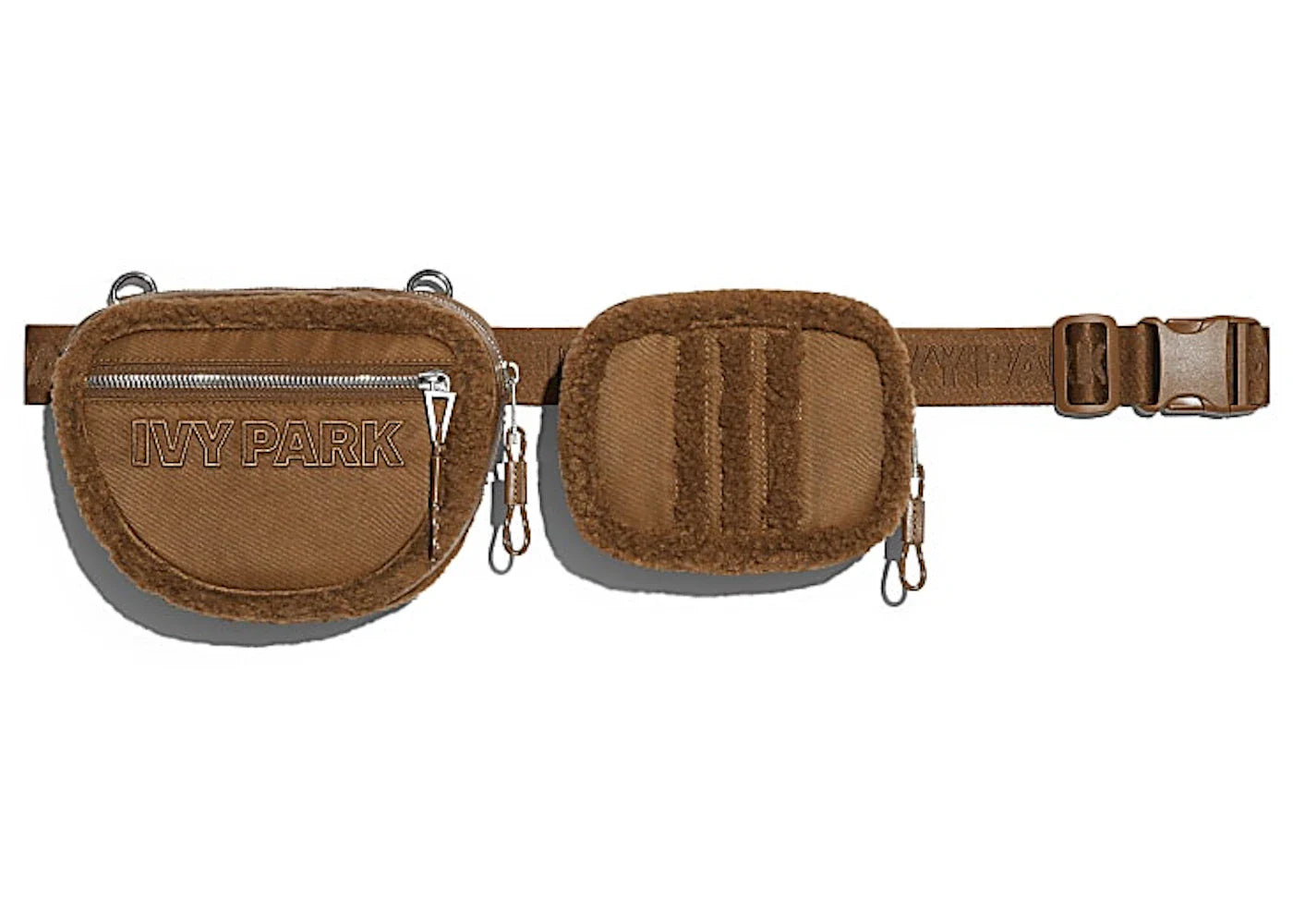 adidas Ivy Park Sherpa Belt Bag Wild Brown