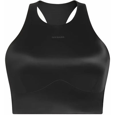 adidas Ivy Park Shiny Razorback Bra (Plus Size) Black