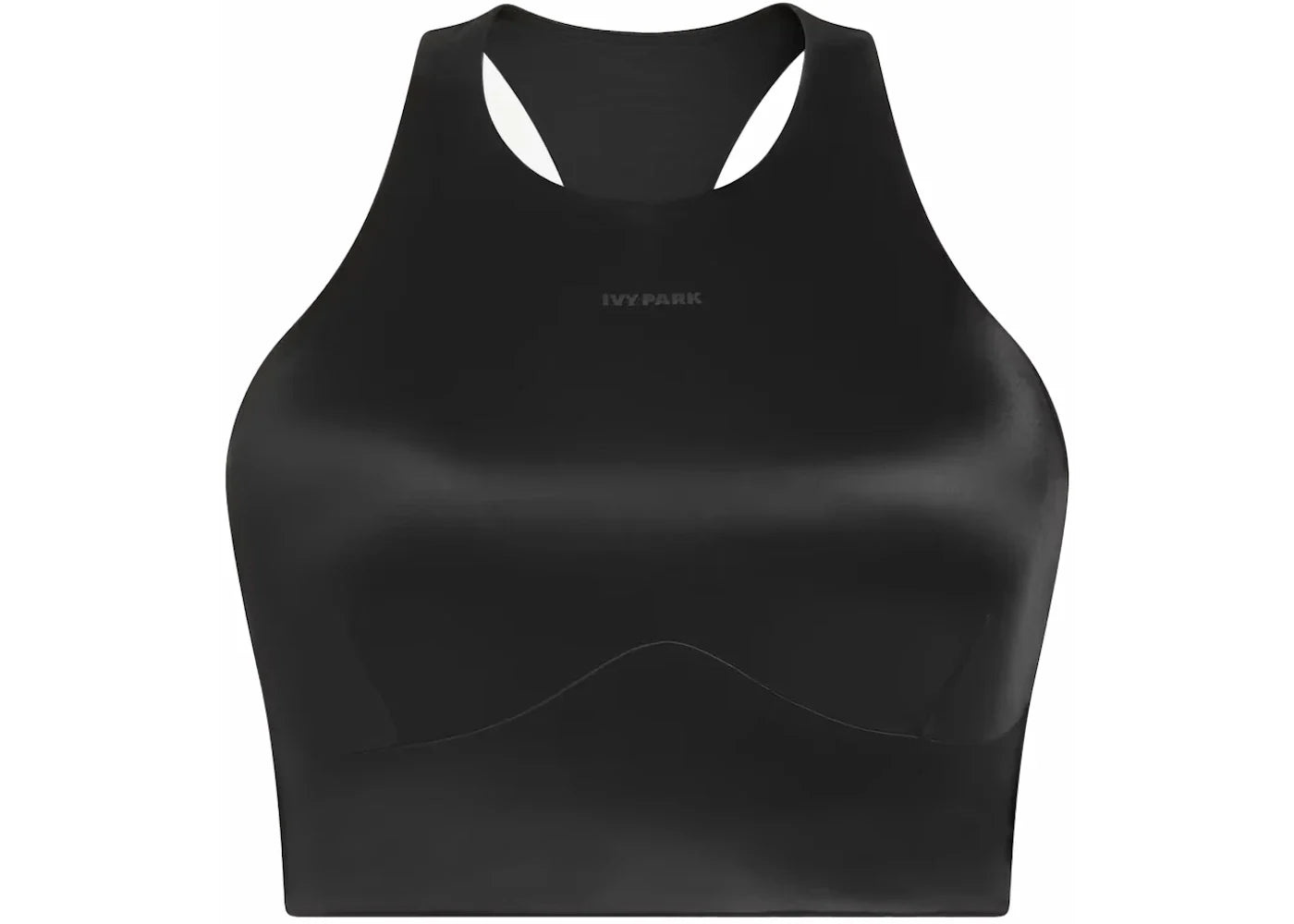 adidas Ivy Park Shiny Razorback Bra (Plus Size) Black