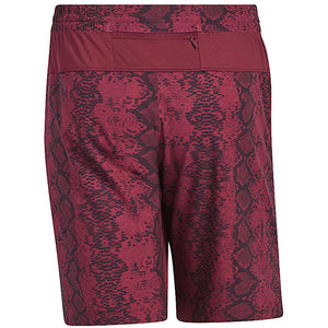 adidas Ivy Park Snakeskin Allover Print Shorts (Mens) Cherry Wood/Black