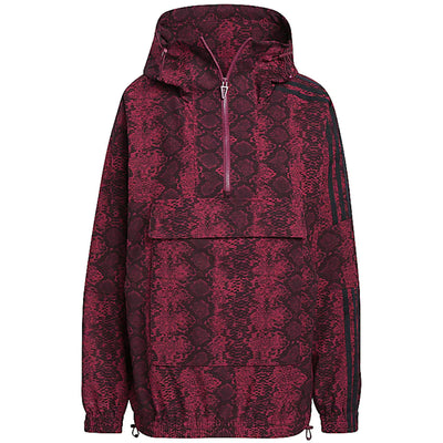 adidas Ivy Park Snakeskin-Print Windbreaker (All Gender) Cherry Wood/Black