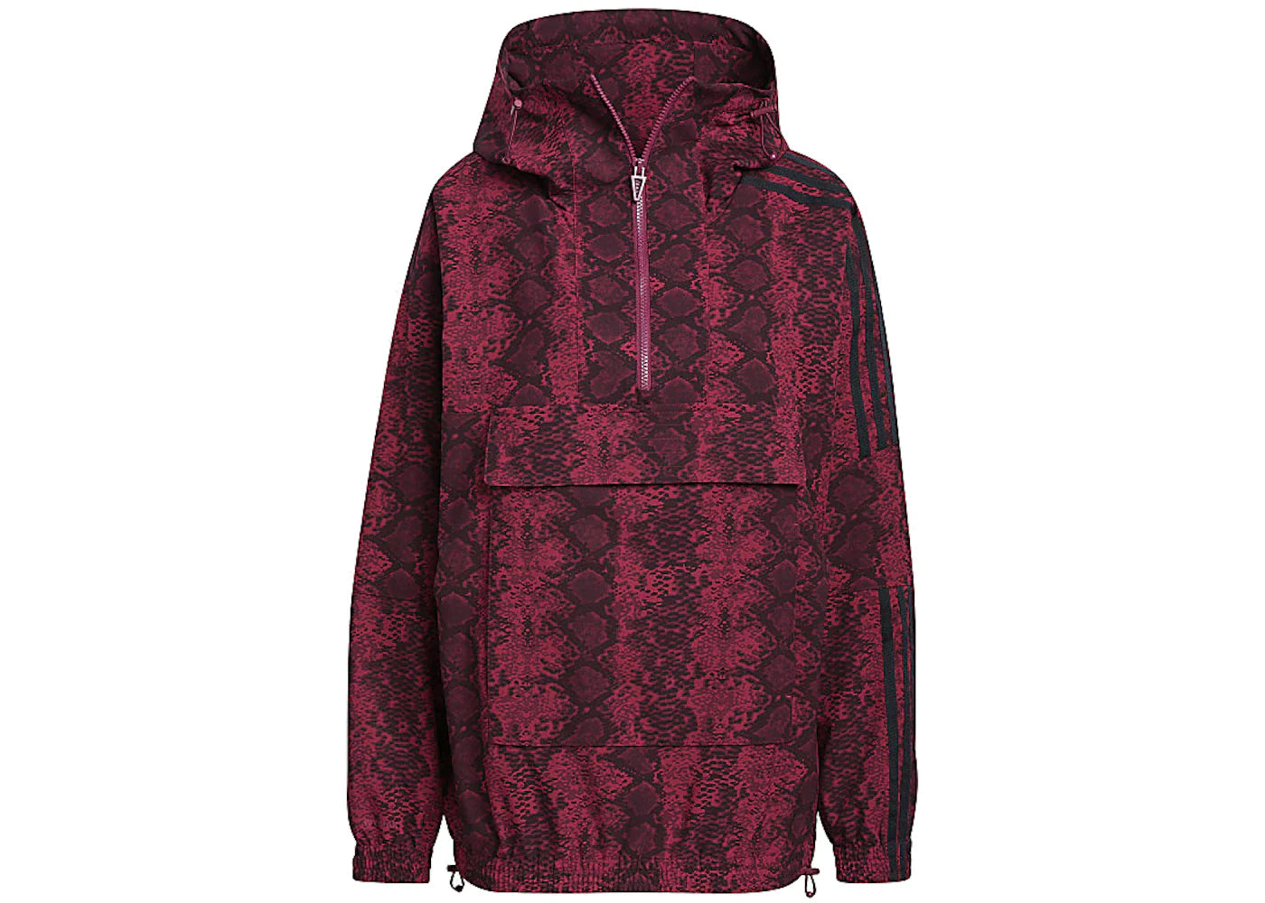 adidas Ivy Park Snakeskin-Print Windbreaker (All Gender) Cherry Wood/Black