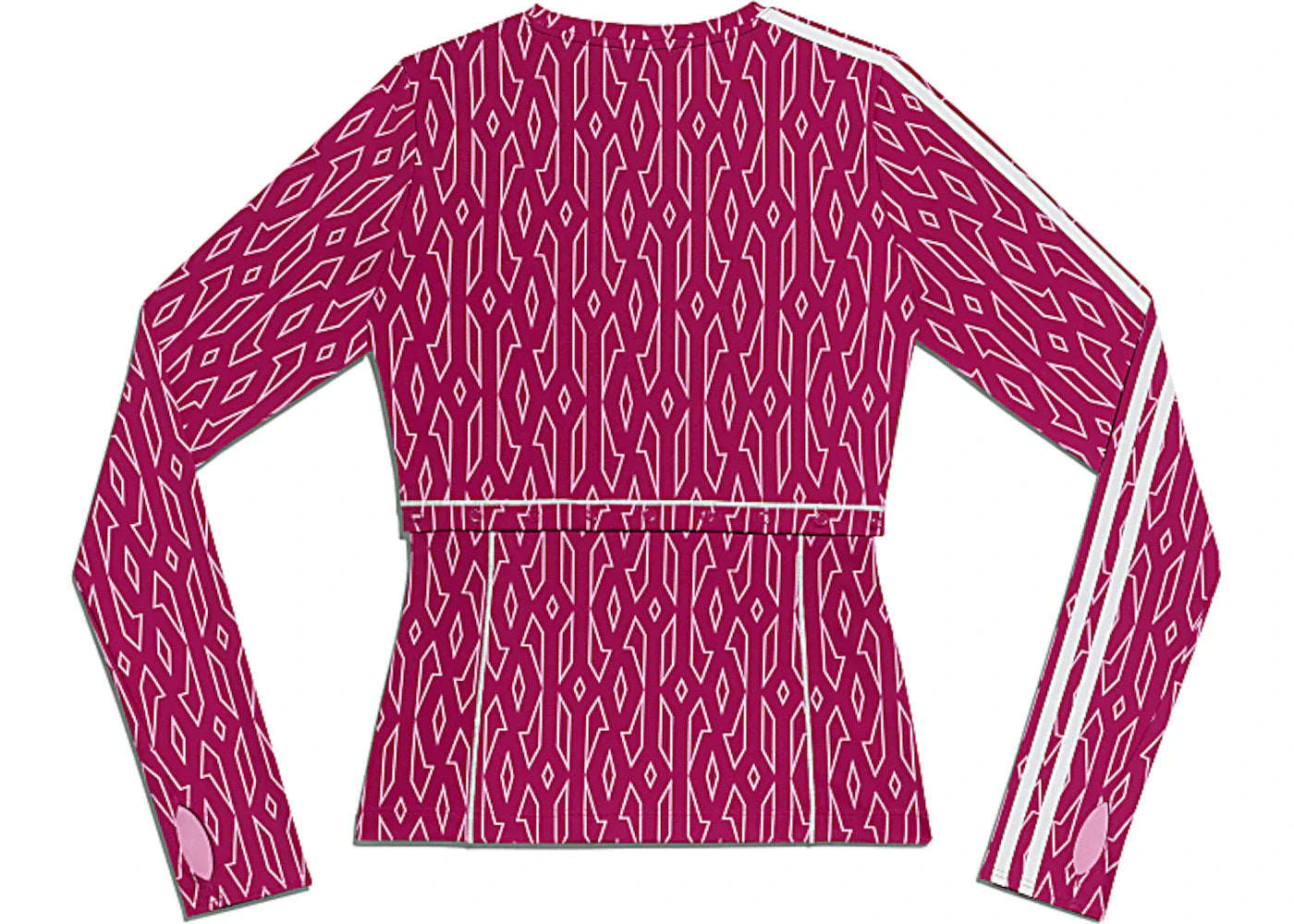 adidas Ivy Park Snap Monogram Top Bold Pink