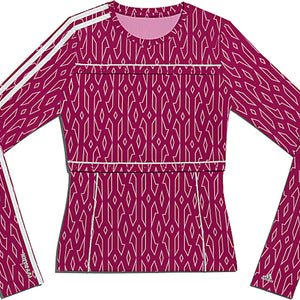 adidas Ivy Park Snap Monogram Top Bold Pink