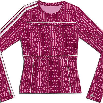 adidas Ivy Park Snap Monogram Top Bold Pink