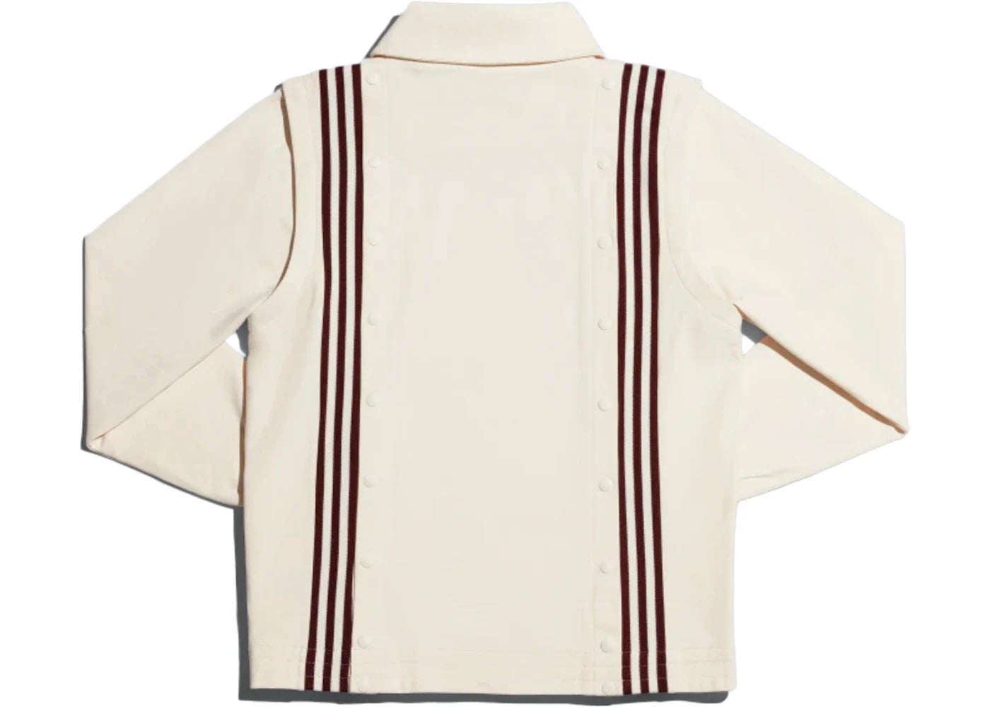 adidas Ivy Park Snap Track Jacket Ecru Tint/Maroon