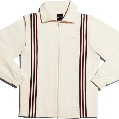 adidas Ivy Park Snap Track Jacket Ecru Tint/Maroon