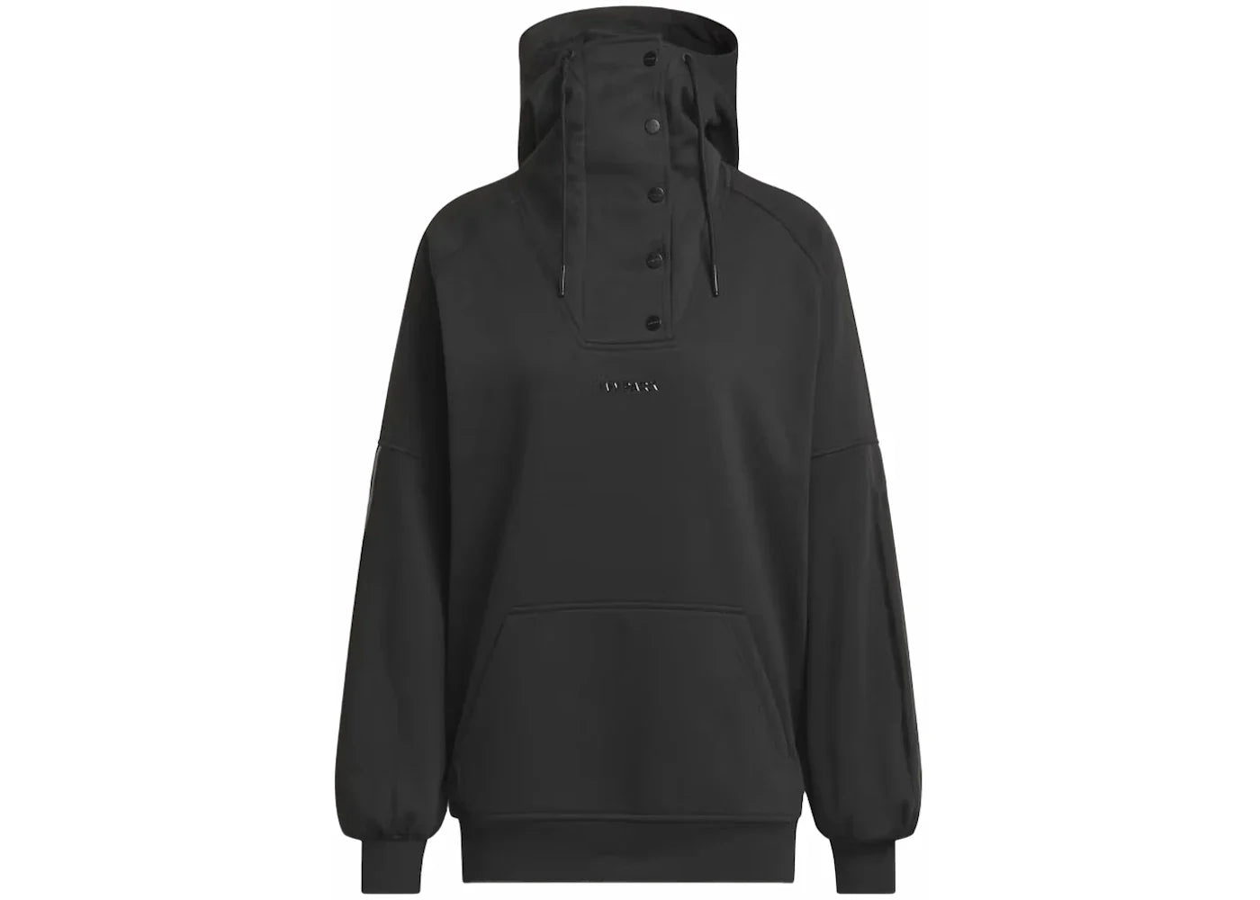 adidas Ivy Park Snapneck Hoodie (All Gender) Black