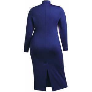 adidas Ivy Park Spandex Dress (Plus Size) Legacy Indigo