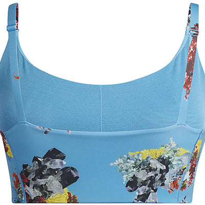 adidas Ivy Park Strap Bra (Plus Size) Crystal AOP/Shock Cyan