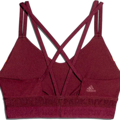 adidas Ivy Park Strappy Cutout Bra Maroon/Amazon Red/Solar Orange