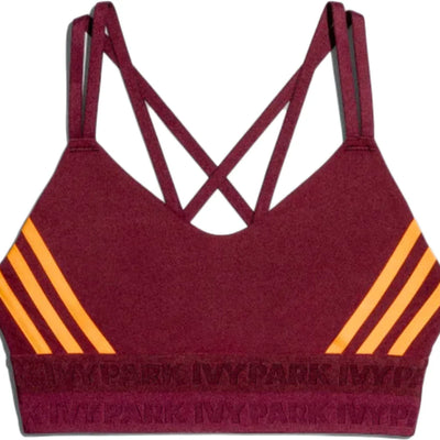 adidas Ivy Park Strappy Cutout Bra Maroon/Amazon Red/Solar Orange