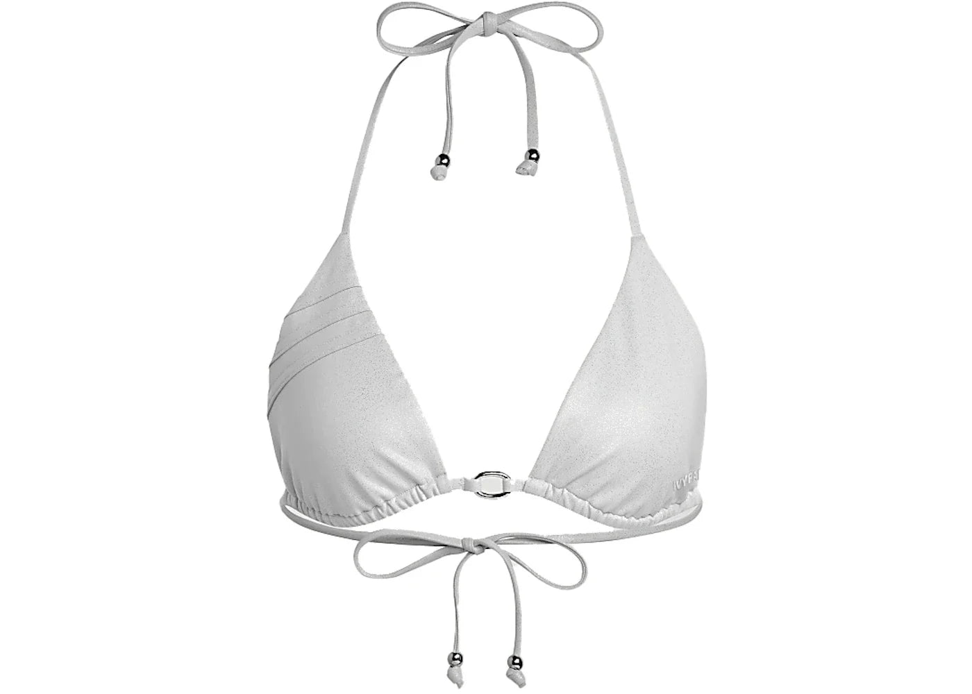 adidas Ivy Park Swim Bikini Top Light Solid Grey/Silver Metallic