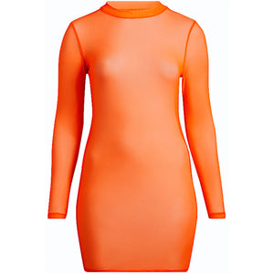 adidas Ivy Park Swim Cover-Up Dress (Plus Size) Solar Orange