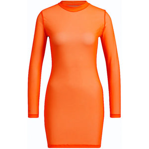 adidas Ivy Park Swim Cover-Up Dress Solar Orange