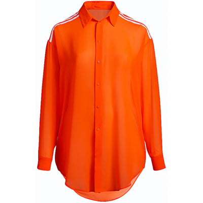 adidas Ivy Park Swim Cover-Up Shirt (Plus Size) Solar Orange