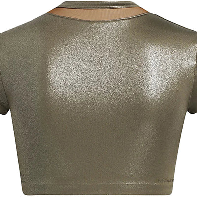 adidas Ivy Park Swim Top Medium Dark Khaki