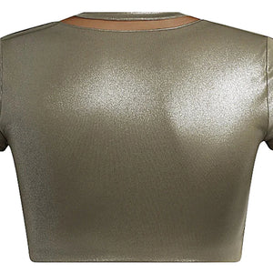 adidas Ivy Park Swim Top (Plus Size) Medium Dark Khaki