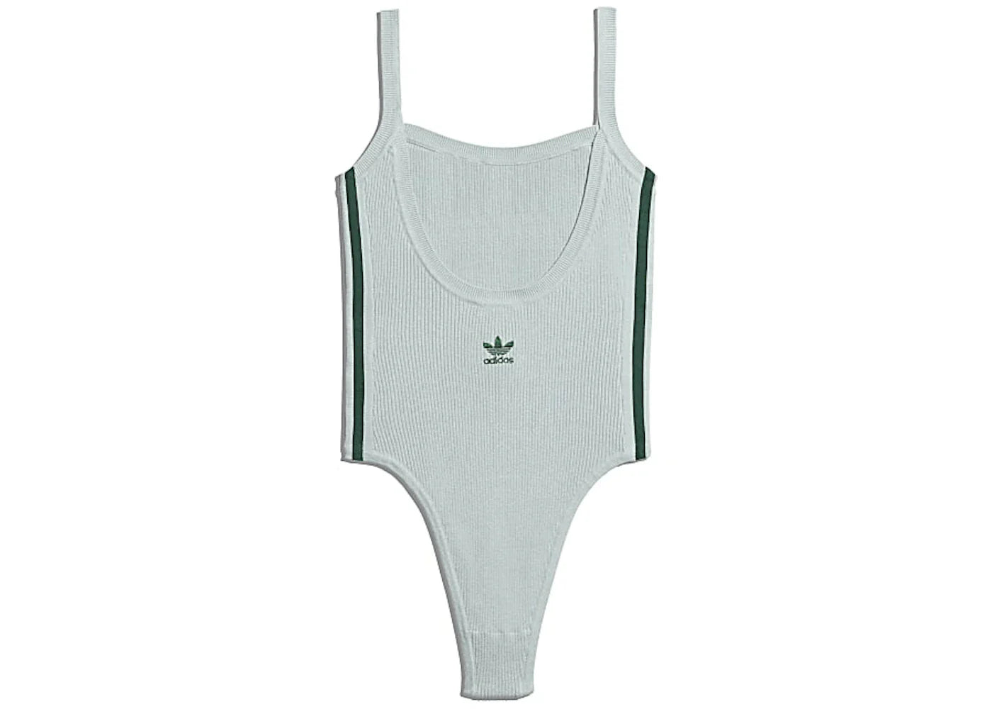 adidas Ivy Park Tank Bodysuit (Plus Size) Green Tint