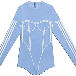 adidas Ivy Park Terry Romper Light Blue