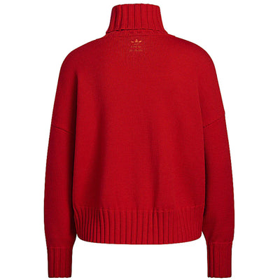 adidas Ivy Park Turtleneck Crop Sweater Red