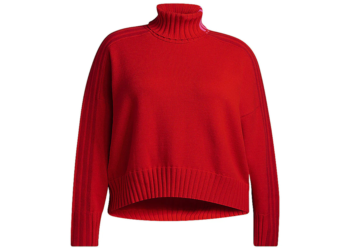 adidas Ivy Park Turtleneck Sweater (Plus Size) Red