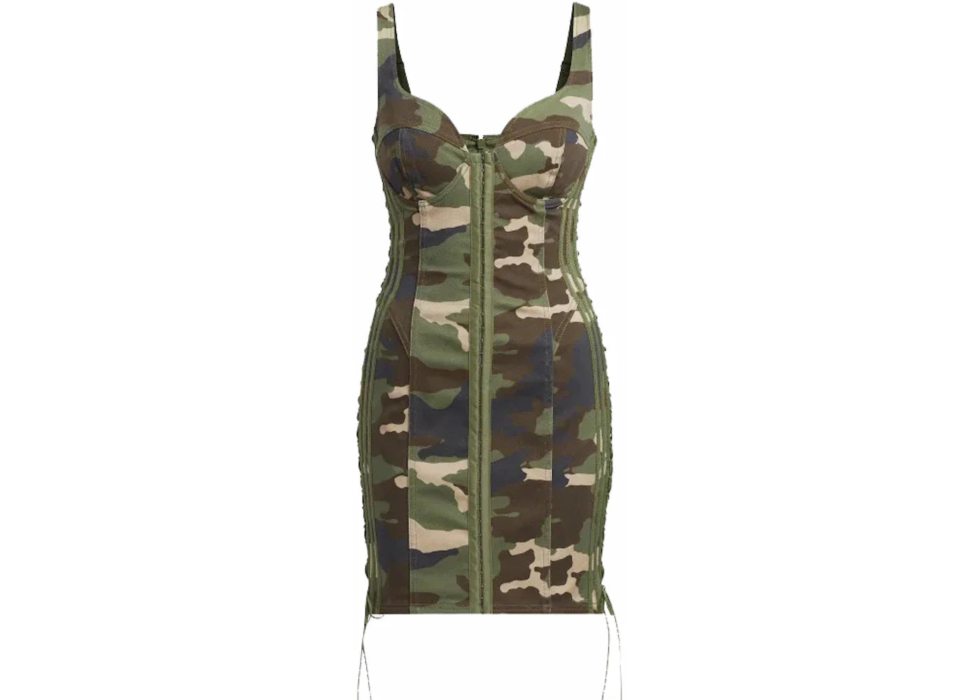 adidas Ivy Park Twill Mini Dress AOP Camo