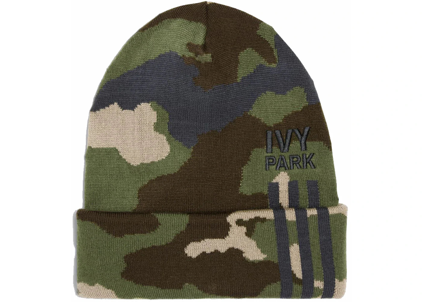 adidas Ivy Park Two-In-One Balaclava Beanie Wild Pine