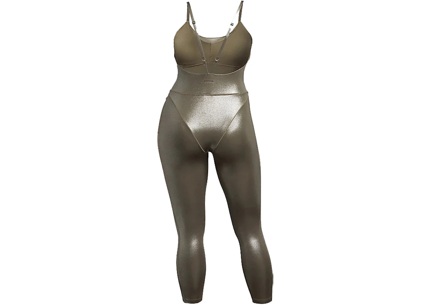 adidas Ivy Park V-Neck Catsuit (Plus Size) Medium Dark Khaki