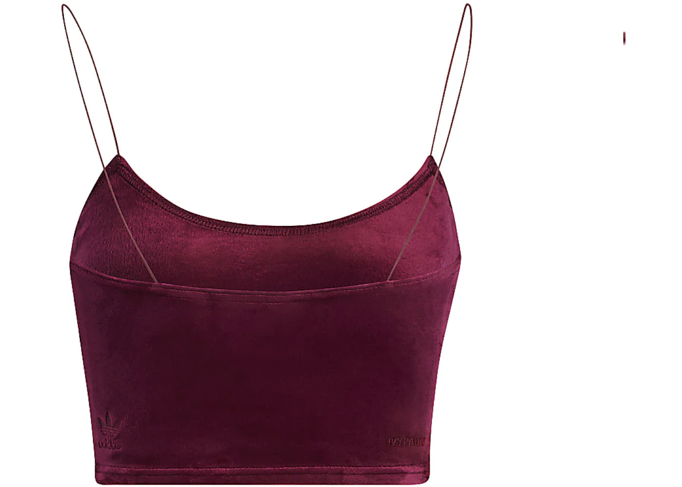 adidas Ivy Park Velour Bralette Cherry Wood