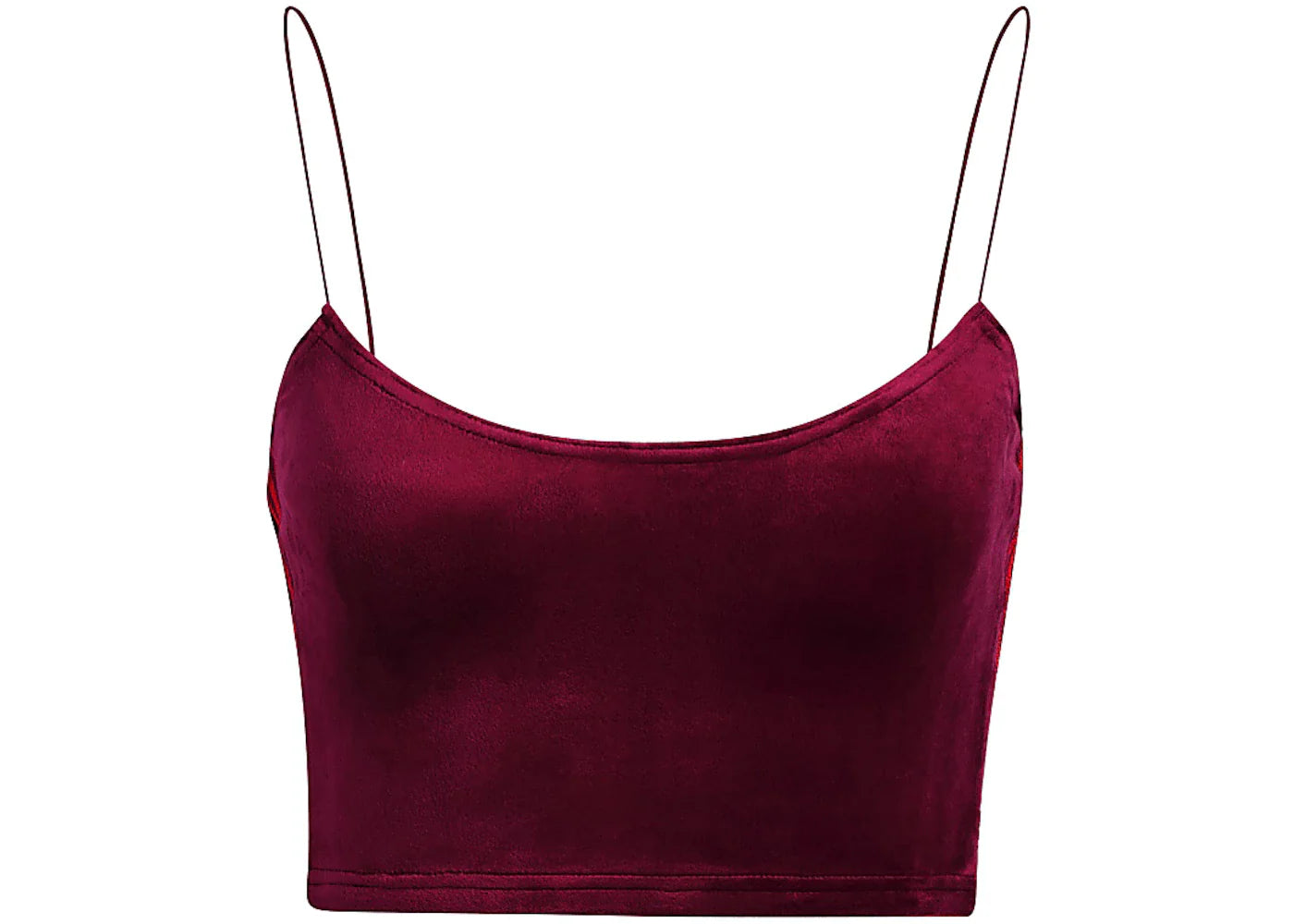 adidas Ivy Park Velour Bralette Cherry Wood