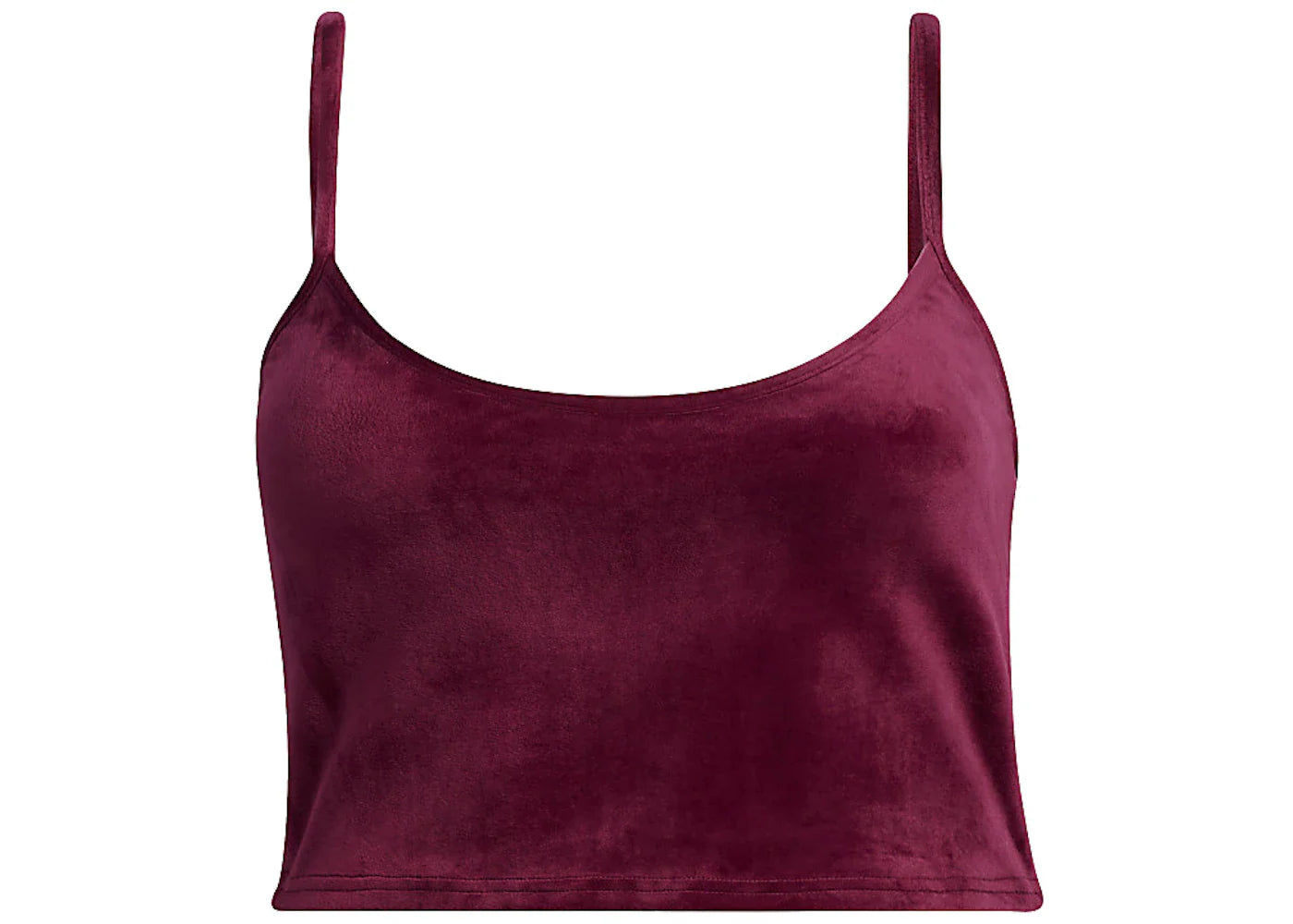 adidas Ivy Park Velour Bralette (Plus Size) Cherry Wood