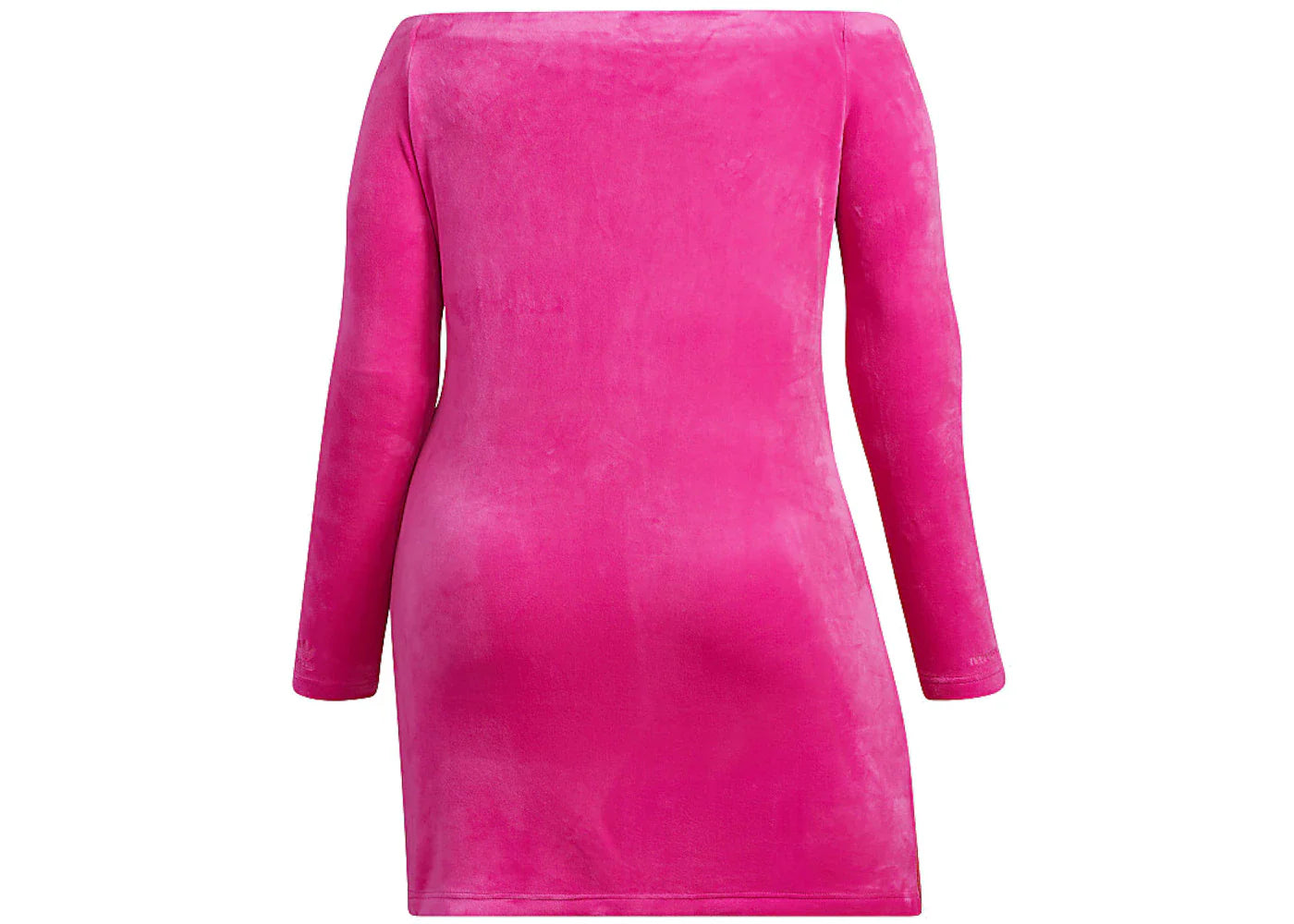 adidas Ivy Park Velour Dress (Plus Size) Shock Pink