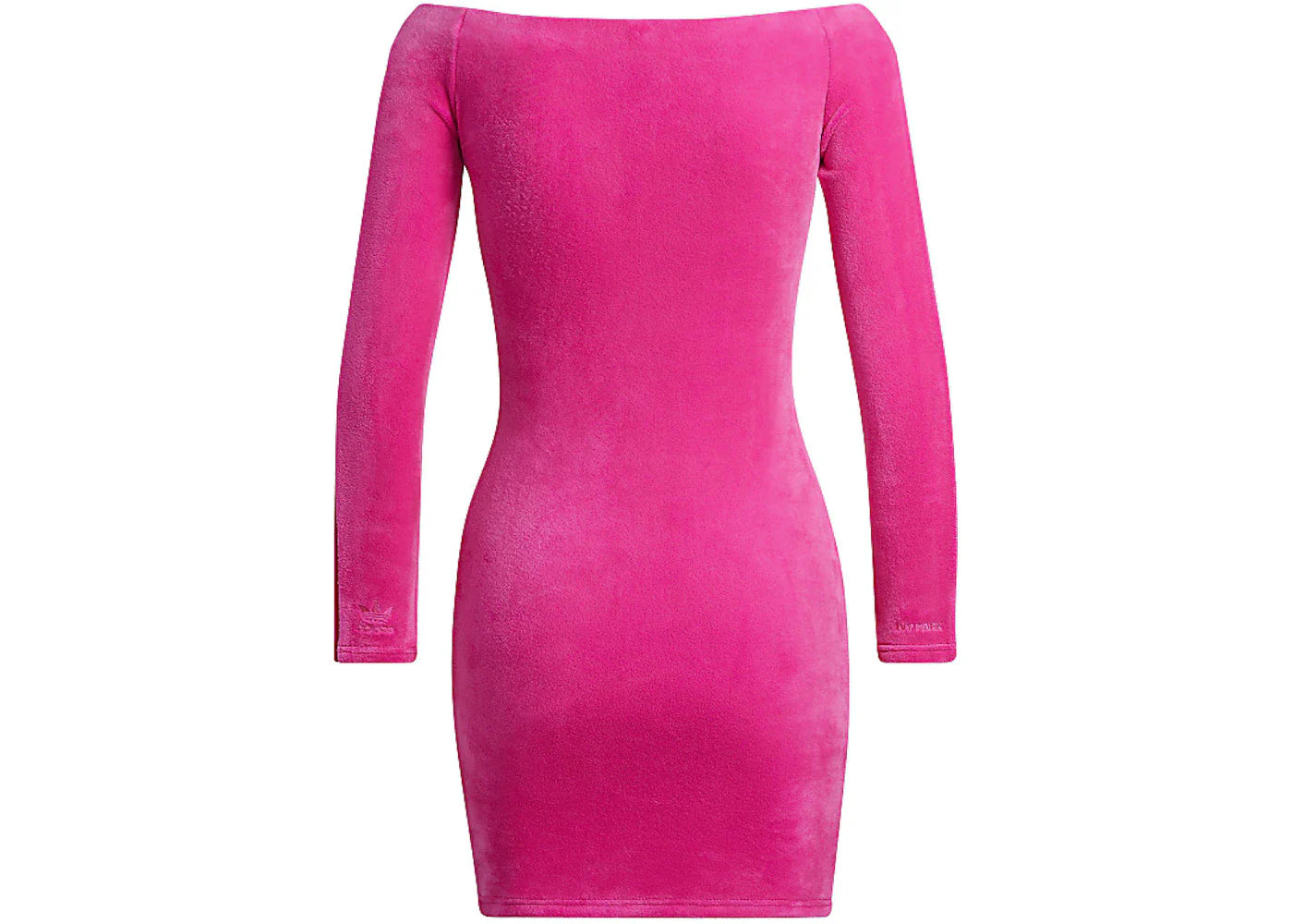 adidas Ivy Park Velour Dress Shock Pink